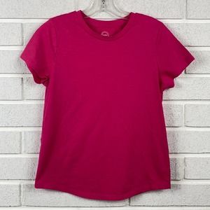 Wonder Nation Girls Pink Short Sleeve T-Shirt Size 10-12